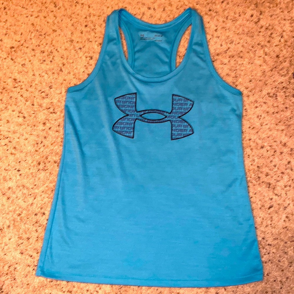 blue under armour tank